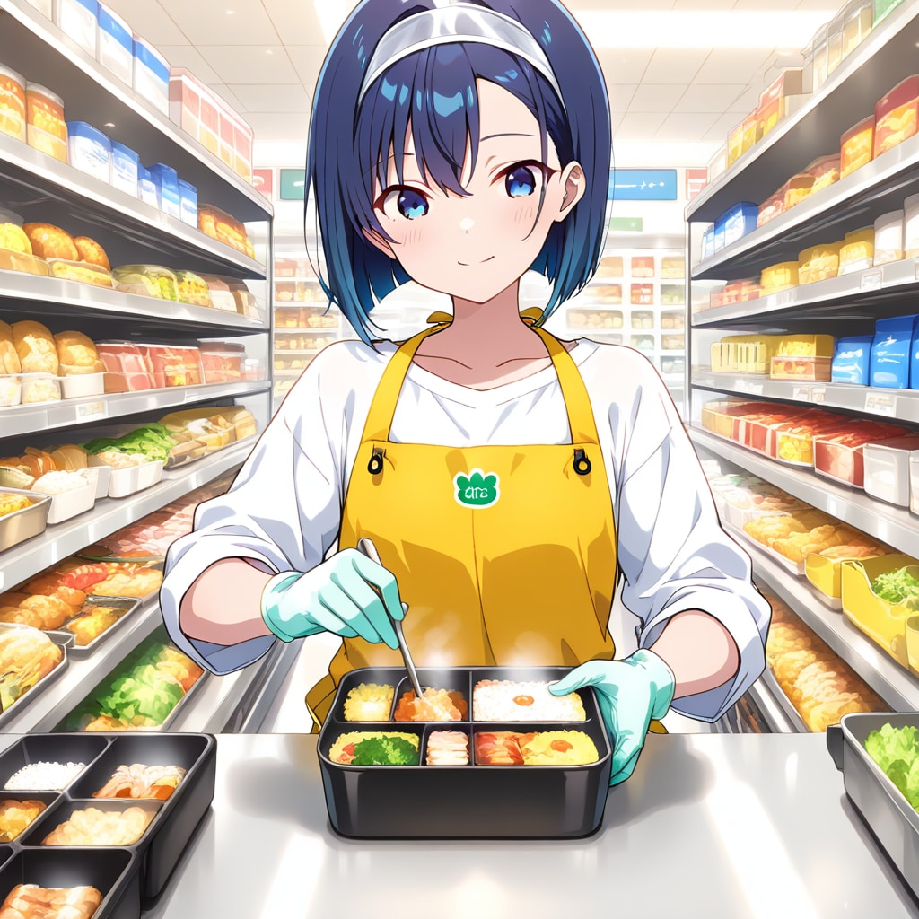 総菜コーナーのほのぼのボブ子ちゃん