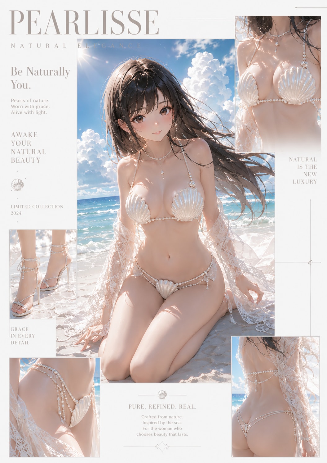 貝殻ビキニ