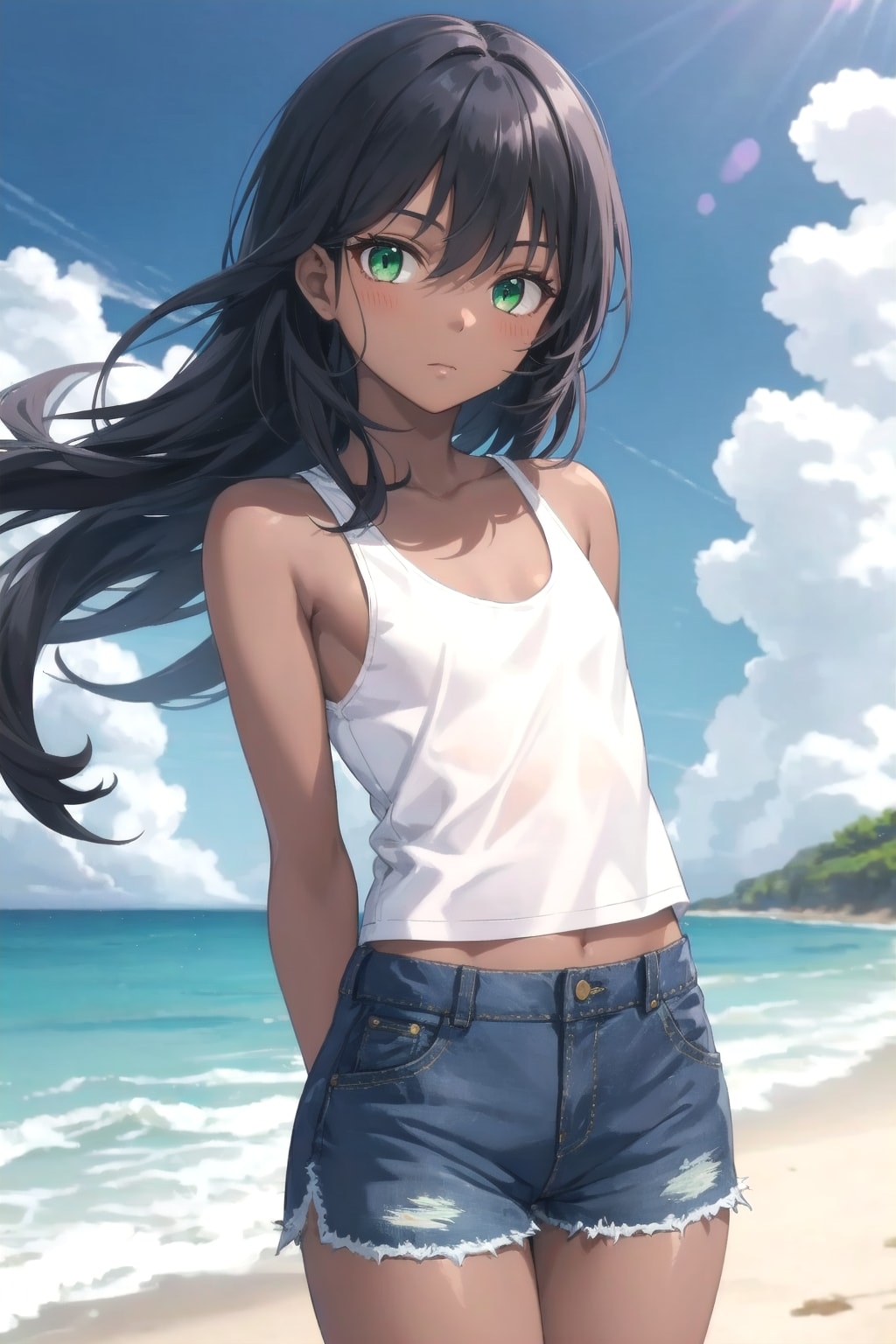 褐色黒髪 | の人気AIイラスト・グラビア