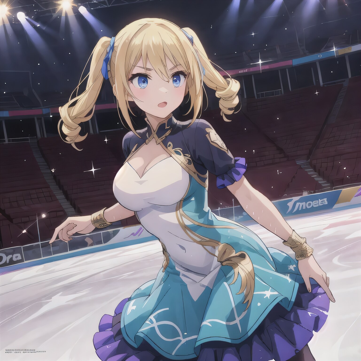 金髪ツインテでフィギュアの少女 | の人気AIイラスト・グラビア