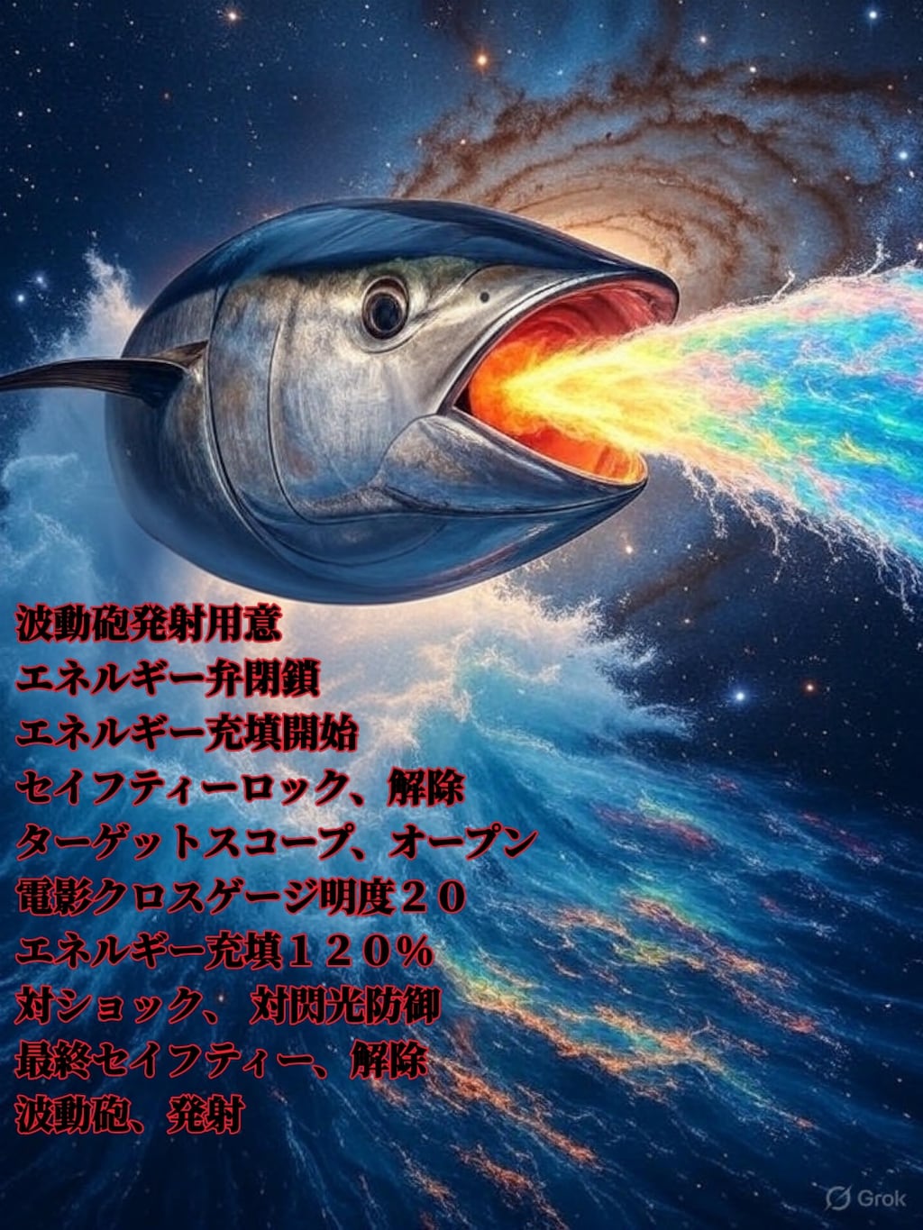 【宇宙鮮艦】Grok先生作