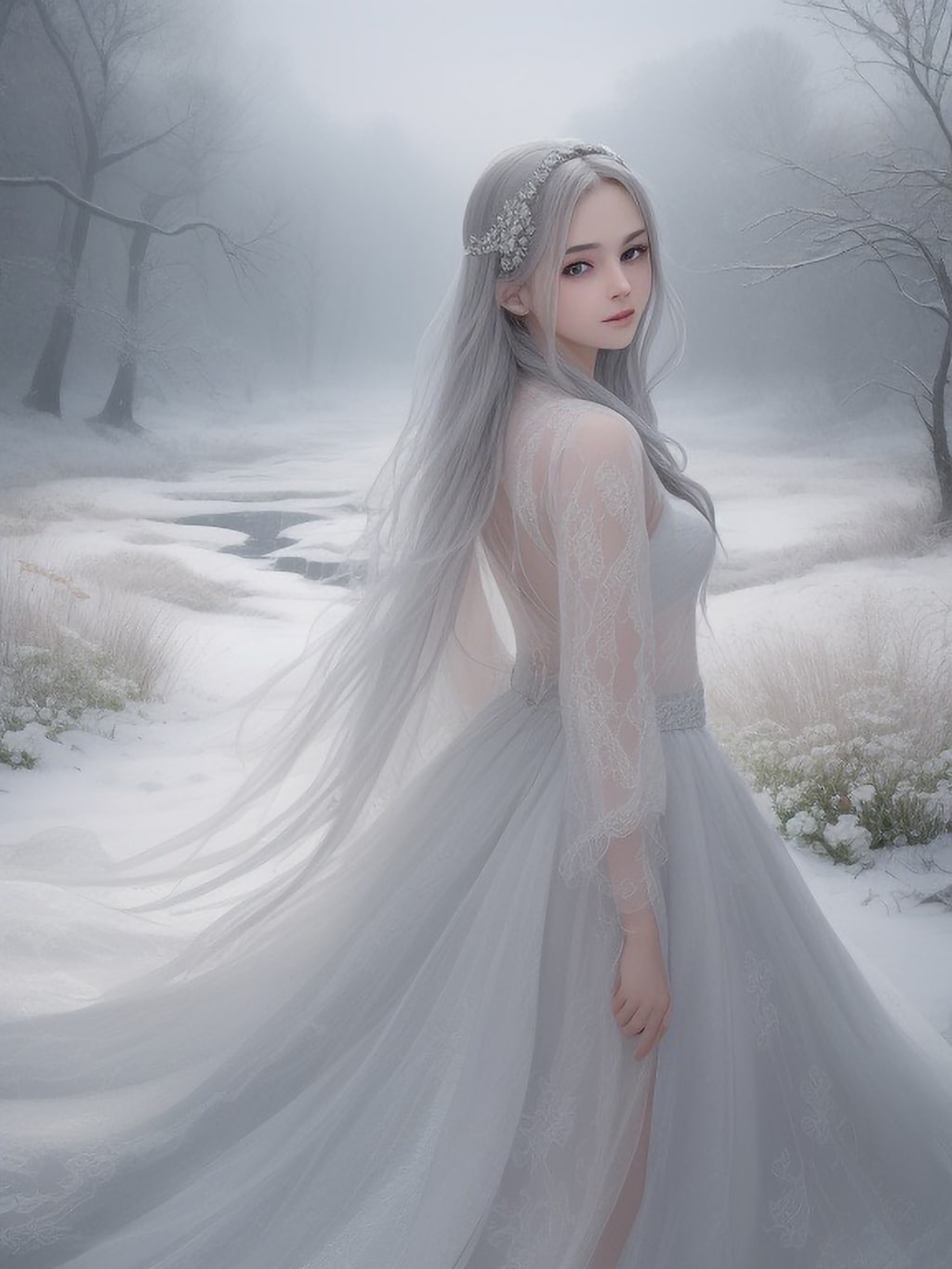 幻想北極王国の少女