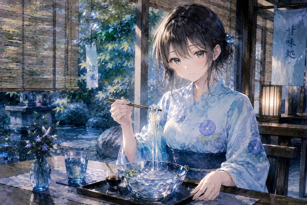 涼を求めて