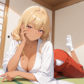 巫女さん休憩中（３枚あるよ） 2枚目
