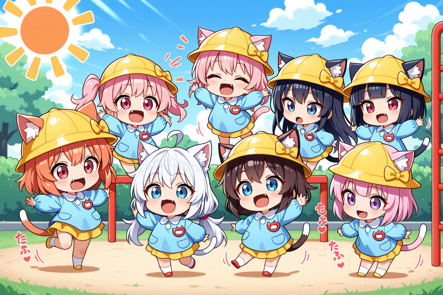 ねこちゃんようちえん | の人気AIイラスト・グラビア