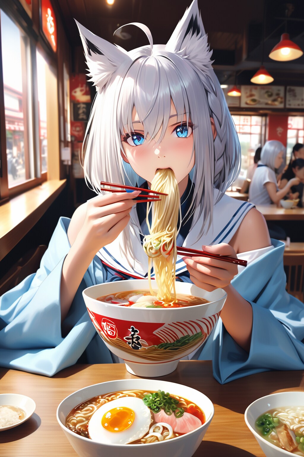 白上ラーメンチャレンジ(リアルスティック)