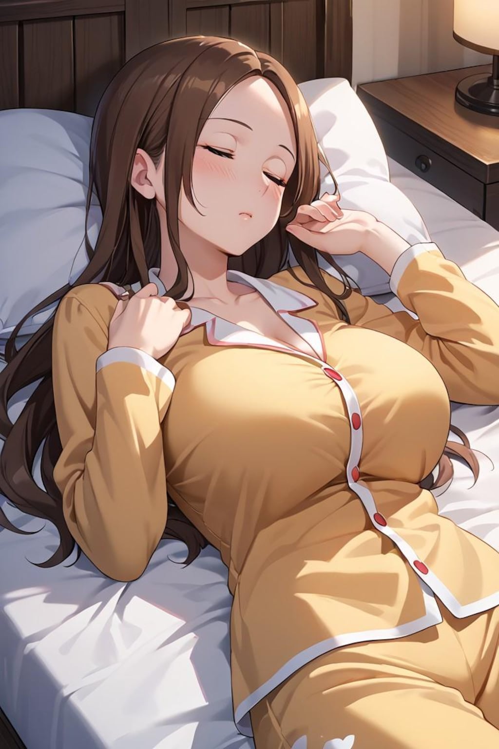 ママの寝顔