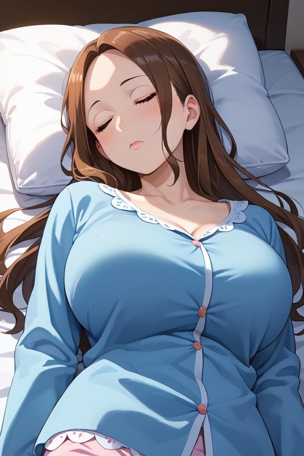 ママの寝顔