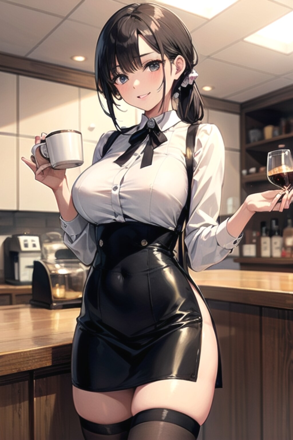 クラシックカフェの優しい店員さん