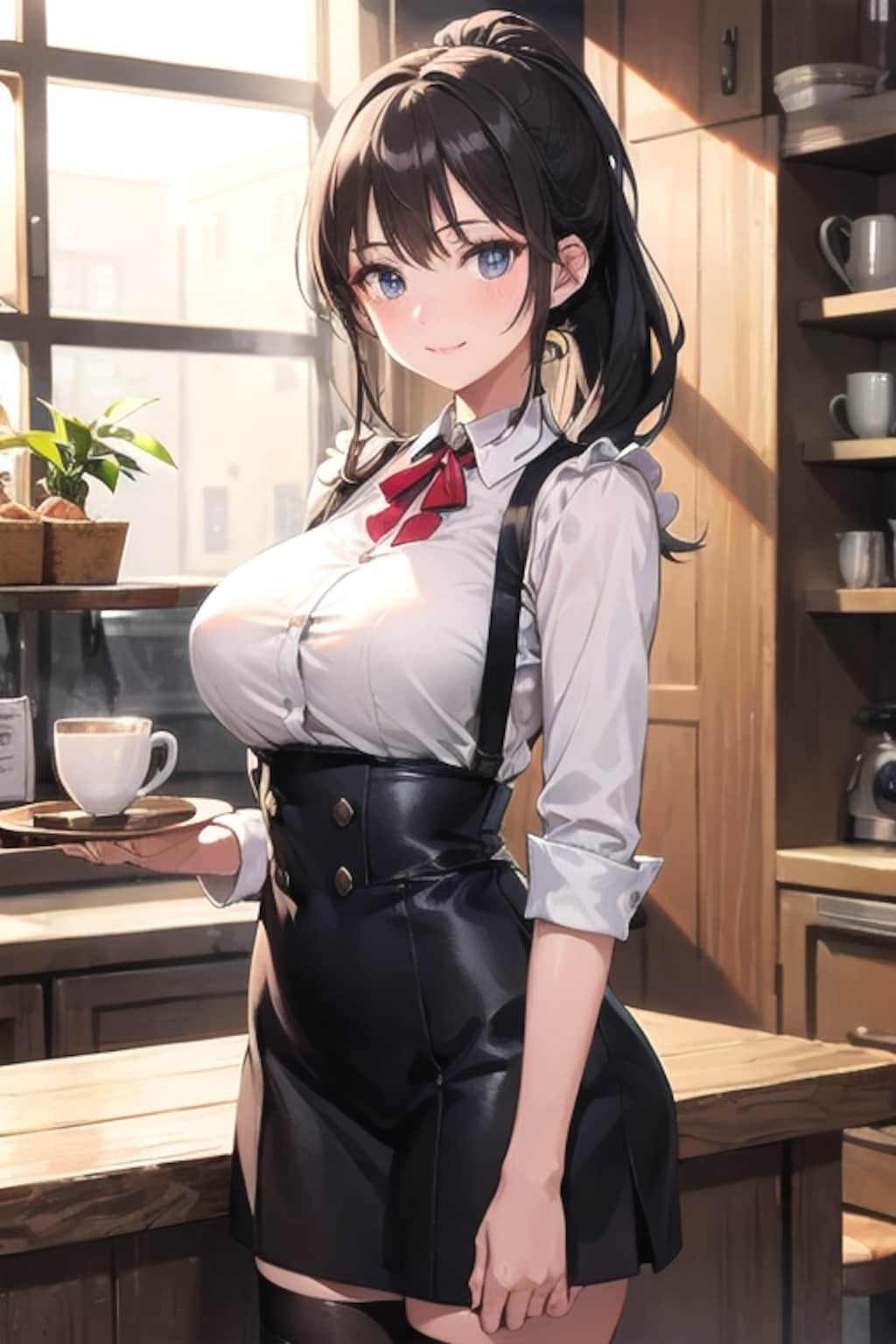 クラシックカフェの優しい店員さん