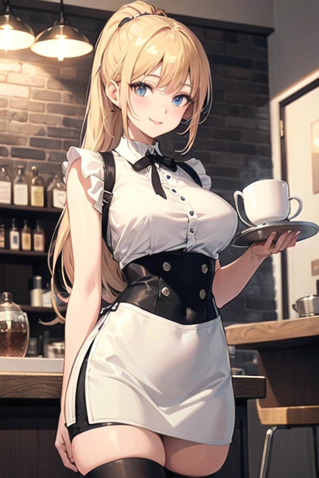 クラシックカフェの優しい店員さん