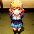 暗殺教室の魅力あふれる美少女、倉橋陽菜乃の学生服姿に心奪われる 2枚目