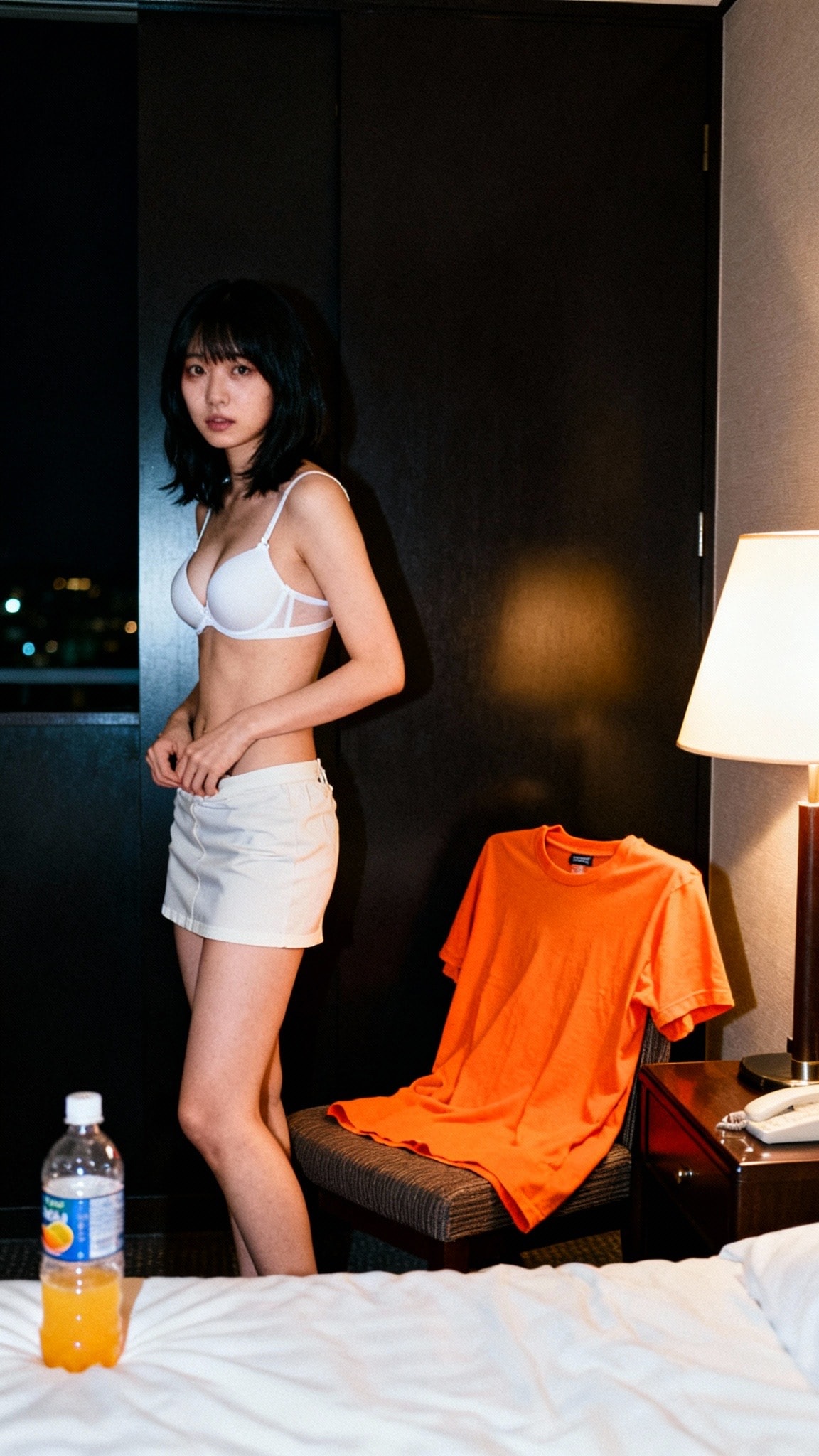 あっち向いてて。