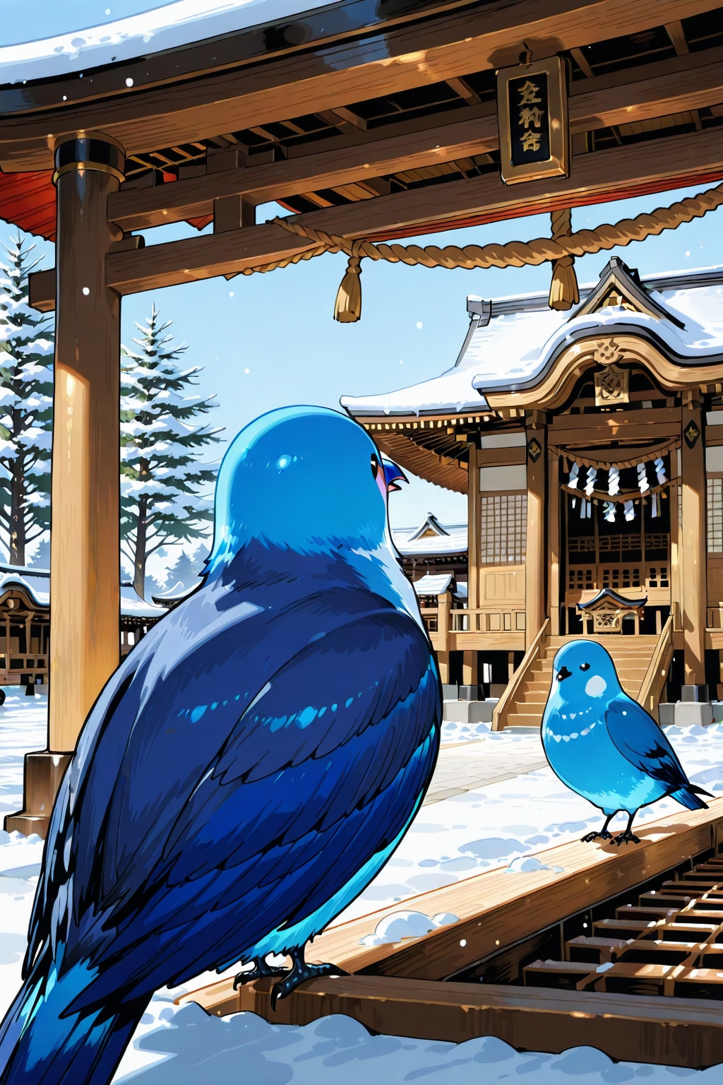 幸せを呼ぶ青い鳥 | の人気AIイラスト・グラビア