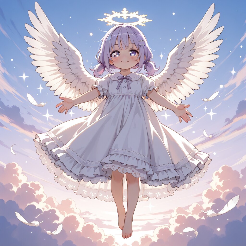 天使ちゃん💜 | の人気AIイラスト・グラビア