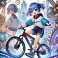 未来都市サイクリング 2枚目