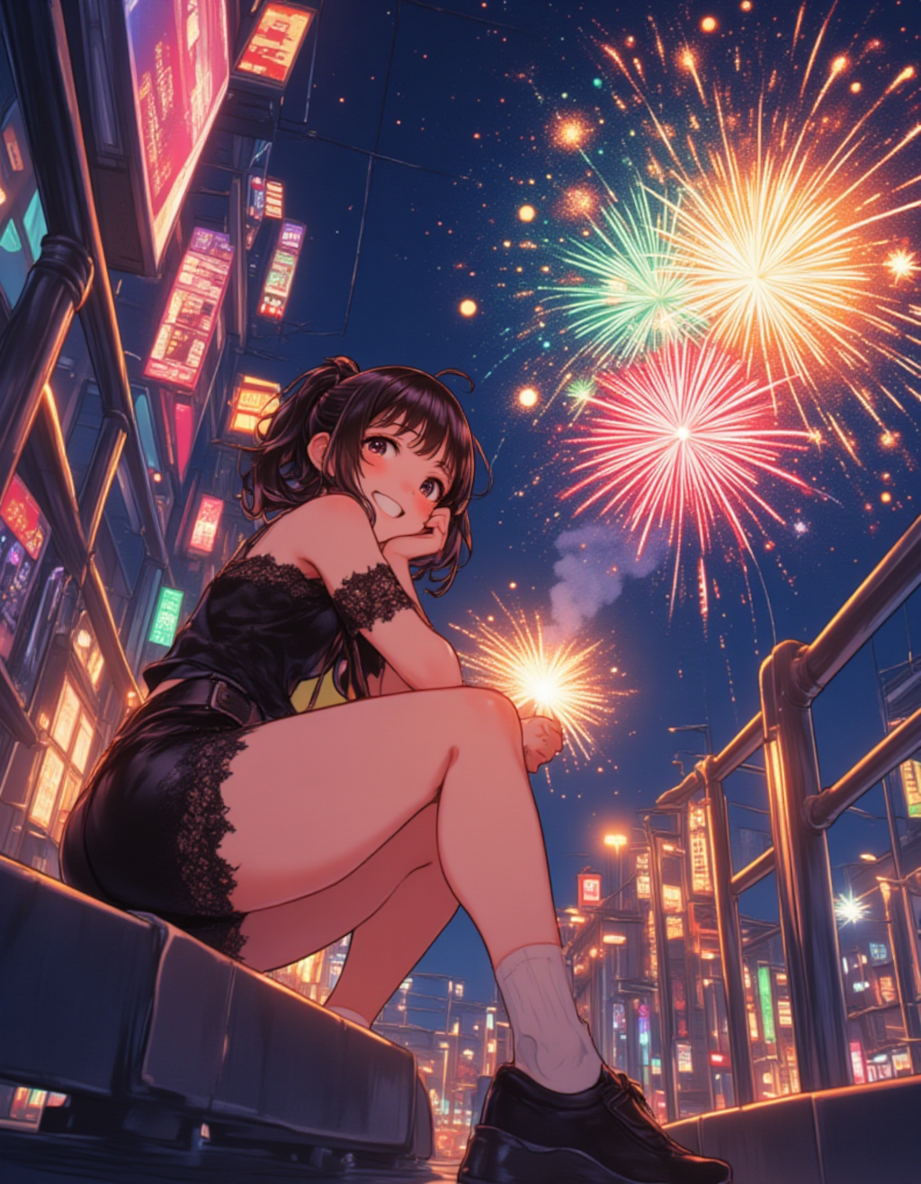 夜空に咲く、ひと夏のきらめき