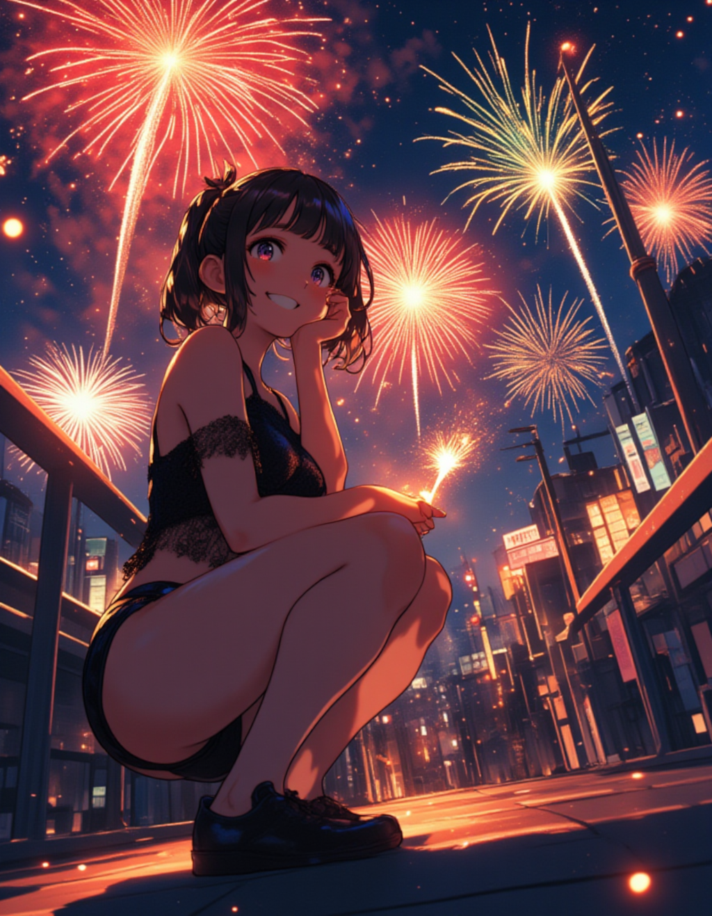 夜空に咲く、ひと夏のきらめき