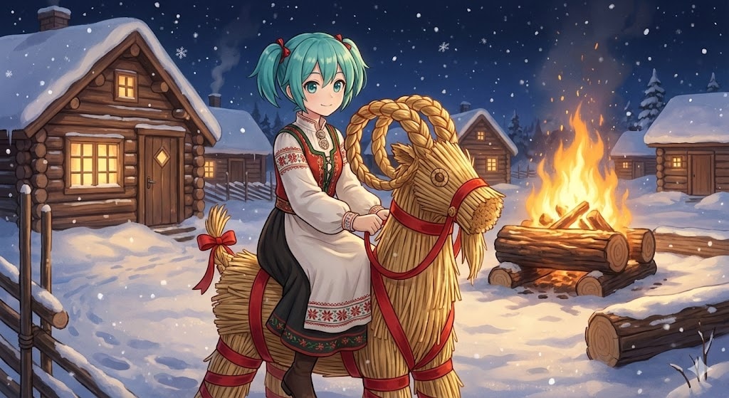 ユール祭 ミクさん