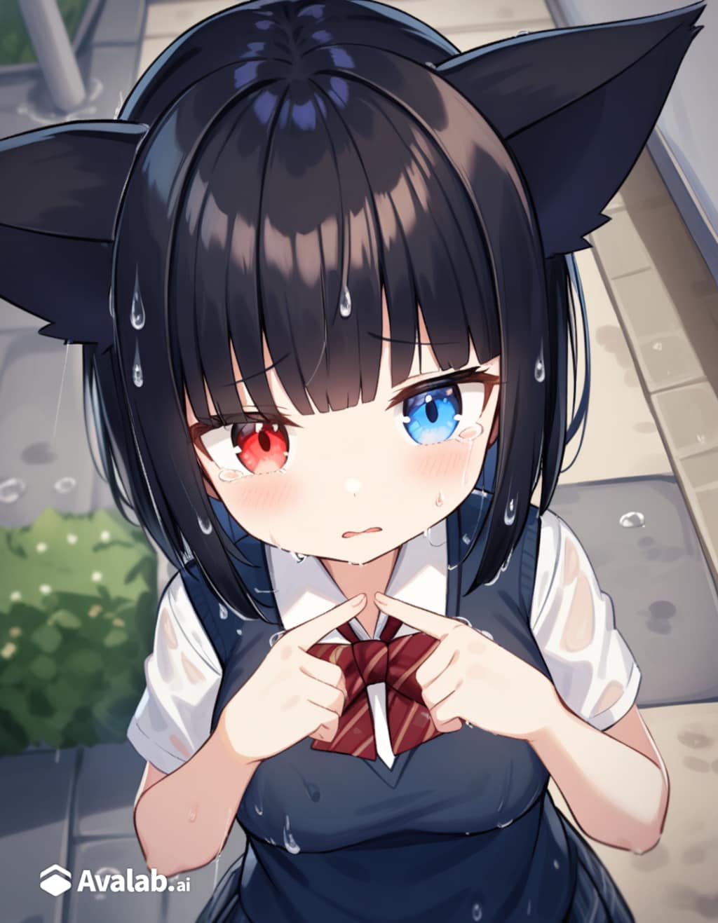 6月の通りすがりの迷子猫①