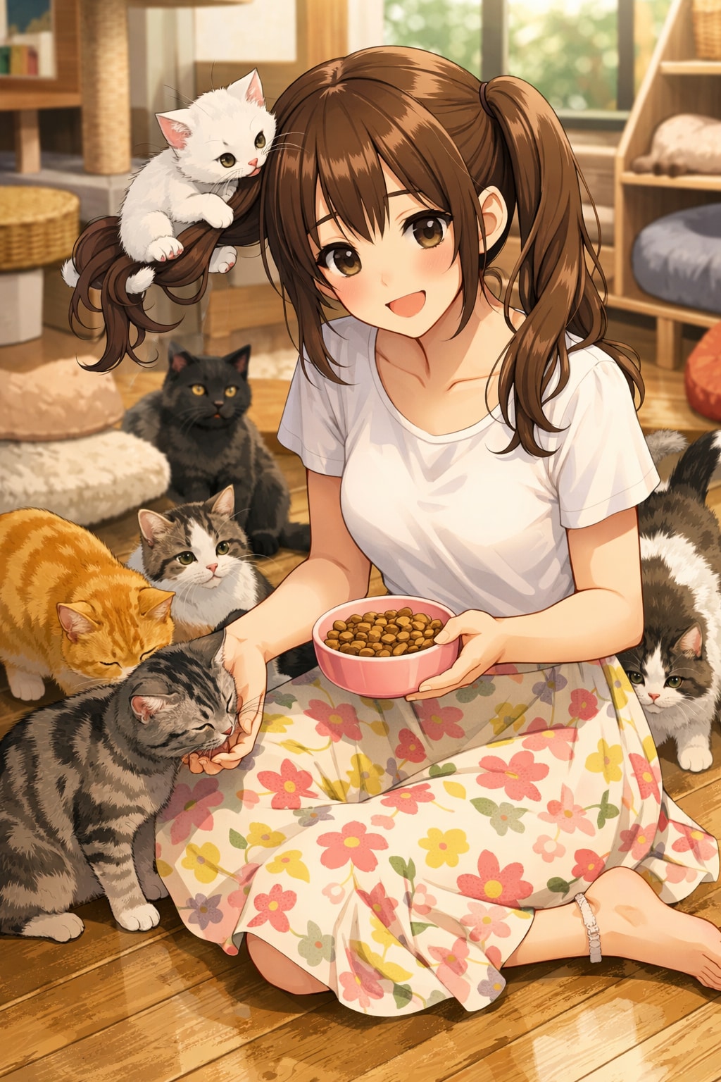 猫に大人気