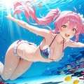 水中詰め合わせ 女の子が水に入ってると癒される編 8枚目