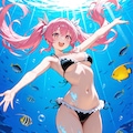 水中詰め合わせ 女の子が水に入ってると癒される編 3枚目