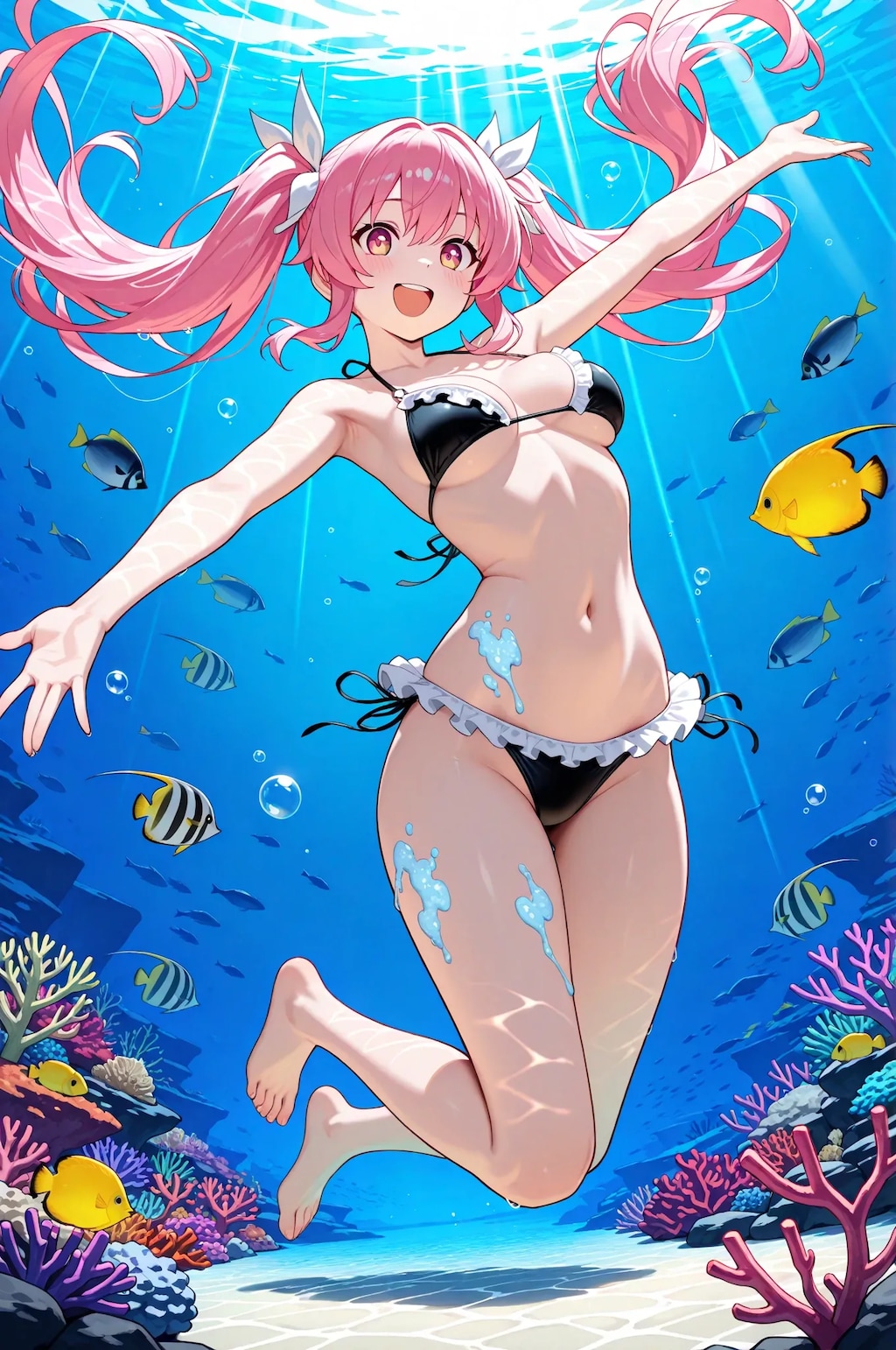水中詰め合わせ 女の子が水に入ってると癒される編
