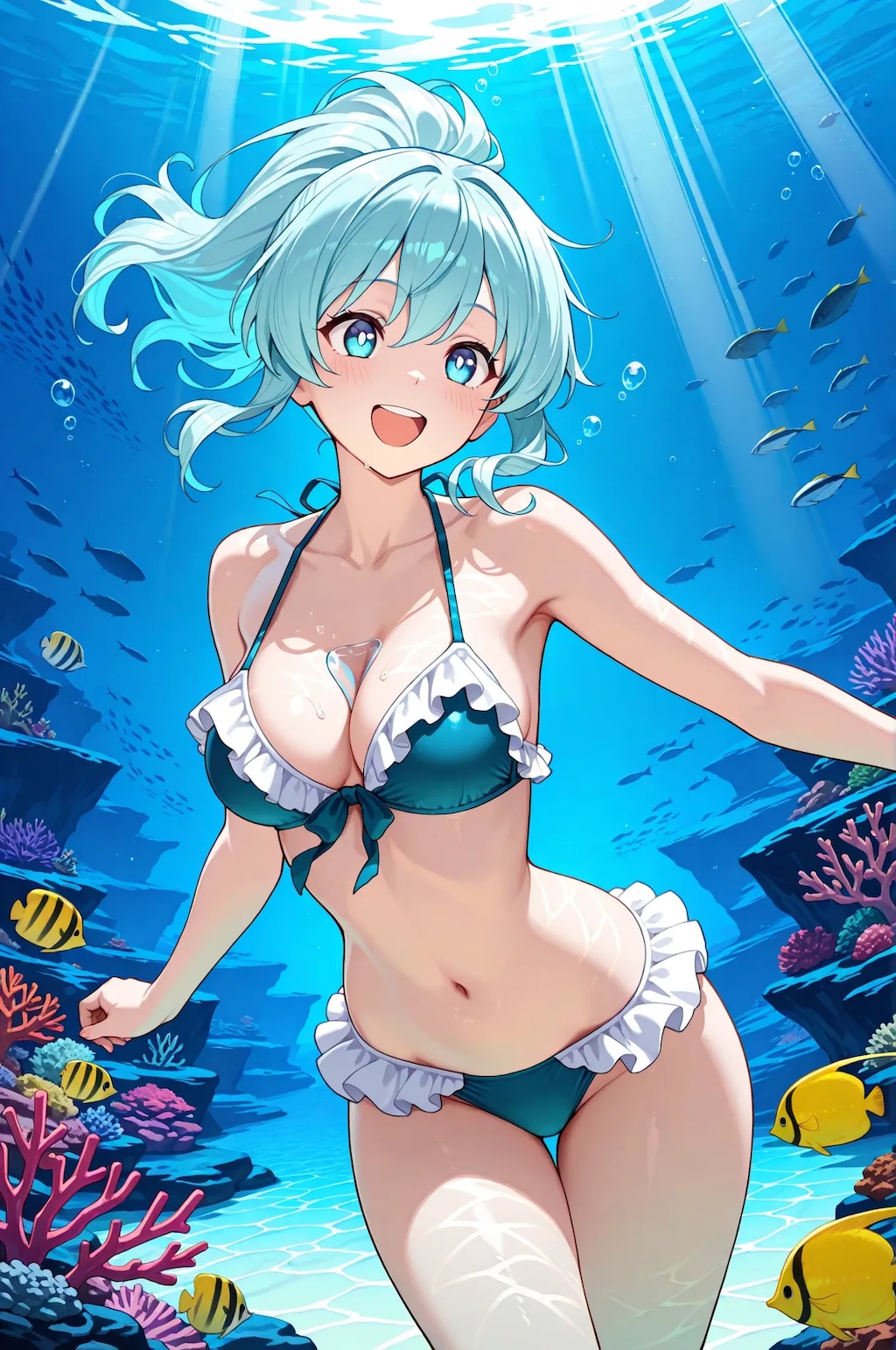 水中詰め合わせ 女の子が水に入ってると癒される編
