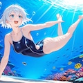 水中詰め合わせ 女の子が水に入ってると癒される編 9枚目