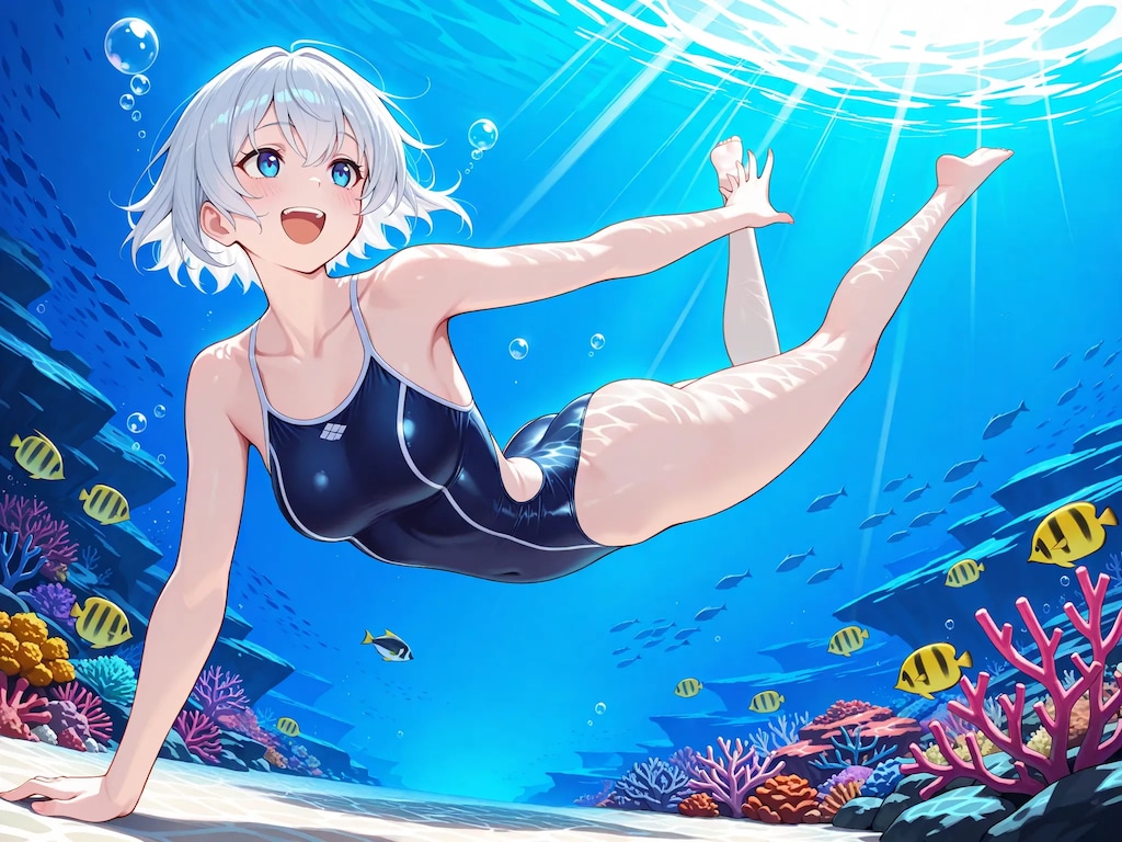 水中詰め合わせ 女の子が水に入ってると癒される編