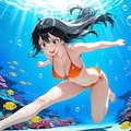 水中詰め合わせ 女の子が水に入ってると癒される編 10枚目