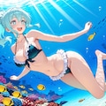 水中詰め合わせ 女の子が水に入ってると癒される編 11枚目
