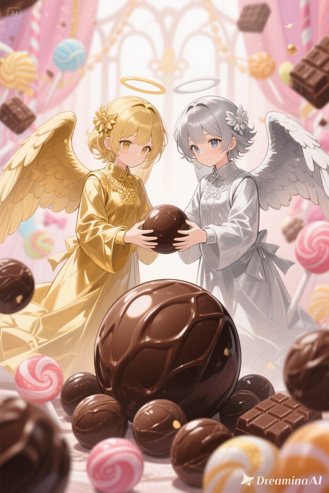 金と銀のエンゼル661 | の人気AIイラスト・グラビア