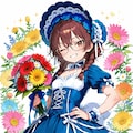 45000いいねありがとうございます　～眼鏡三つ編みロリ衣装姉妹～ 7枚目