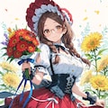 45000いいねありがとうございます　～眼鏡三つ編みロリ衣装姉妹～ 4枚目
