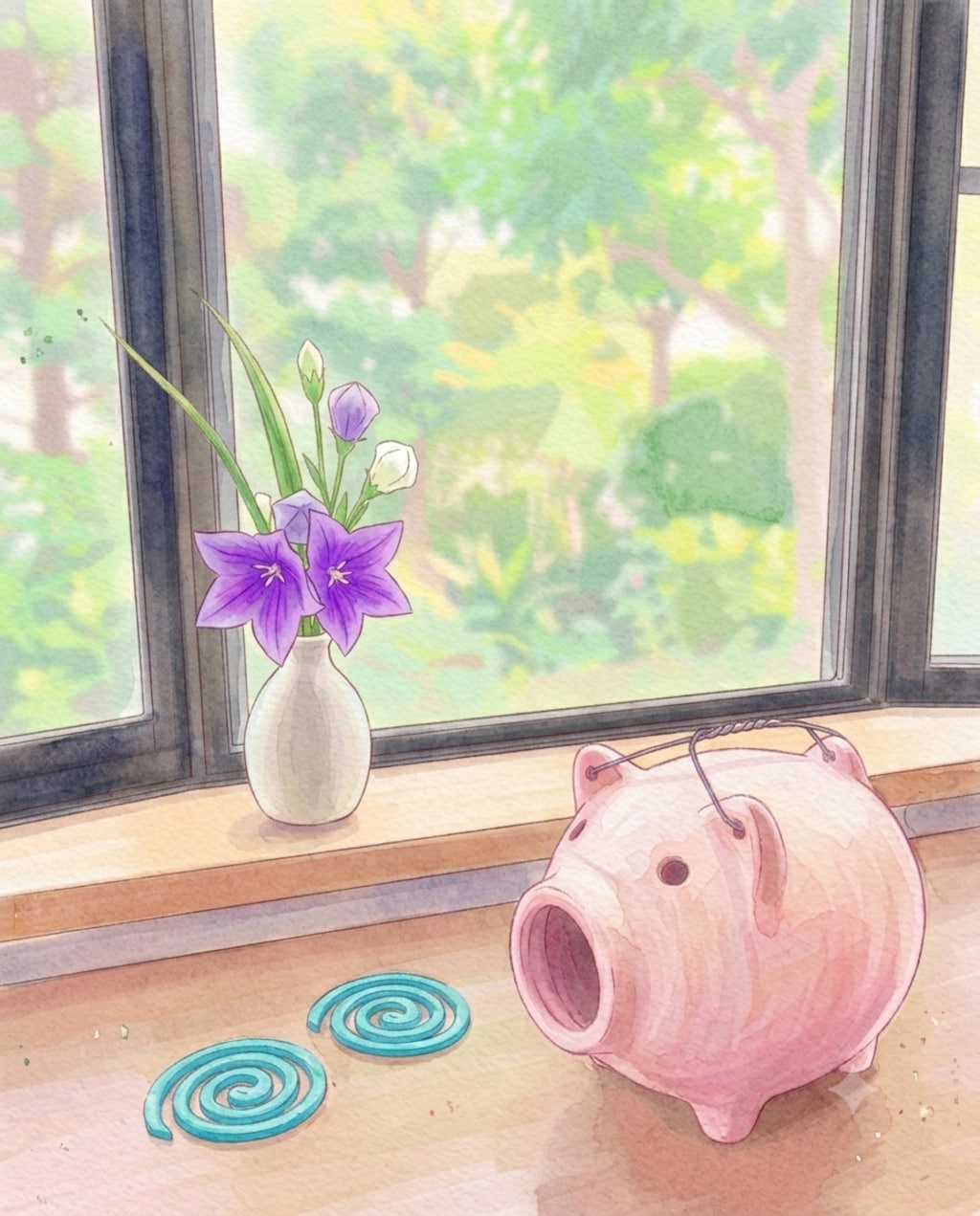 ピンクのかわいい豚ちゃん