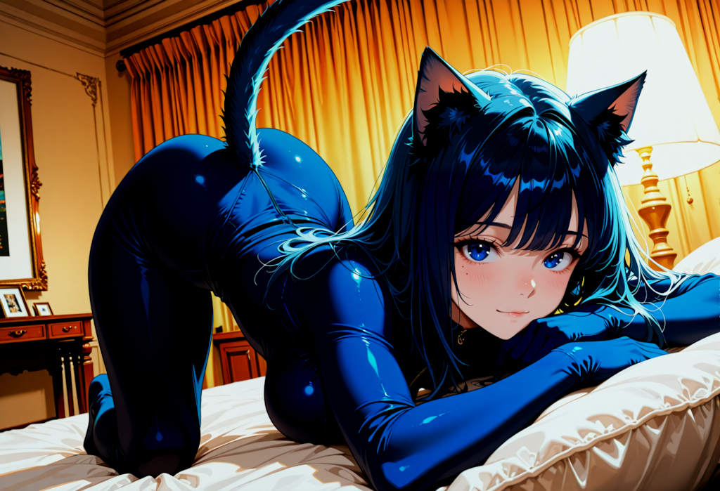 蒼き猫の誘惑、あいとの甘い夜
