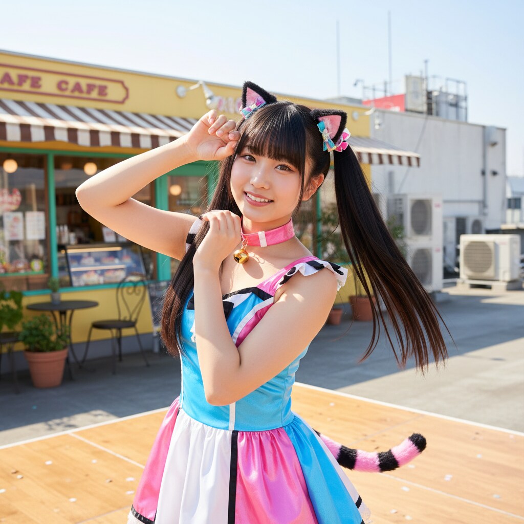 黒ツイにゃん
