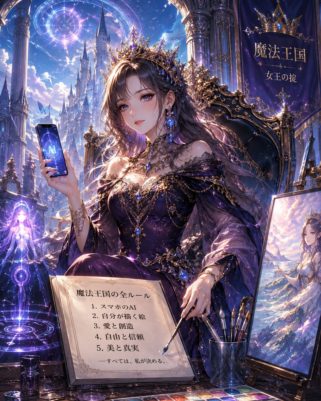 綺麗な魔法使いさんのお姉さんパート77 | の人気AIイラスト・グラビア