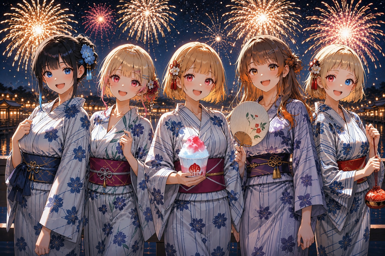 花火大会だよ全員集合🎆