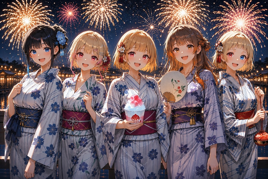 花火大会だよ全員集合🎆