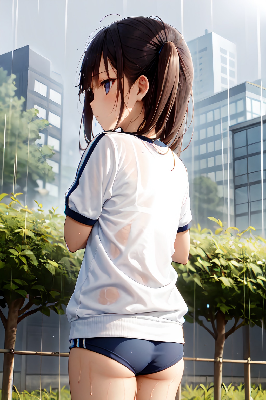 突然の雨