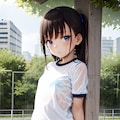 突然の雨 6枚目