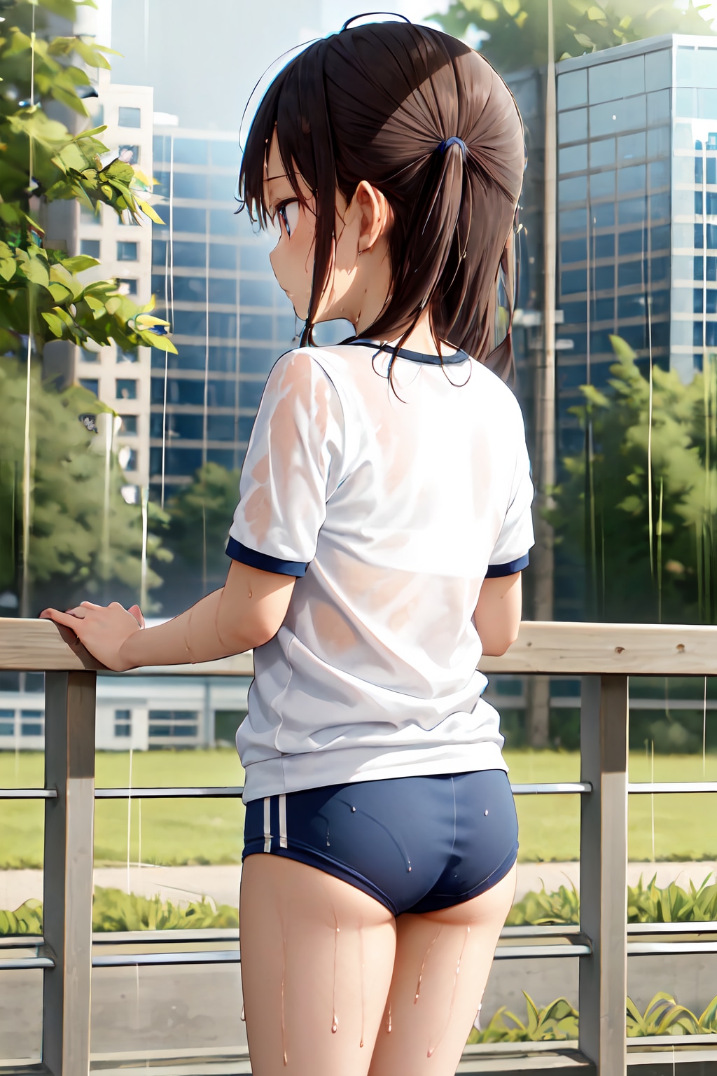 突然の雨