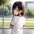 突然の雨 5枚目