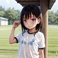突然の雨 2枚目