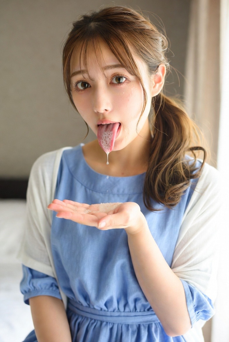 誘う新妻、舐め尽くし