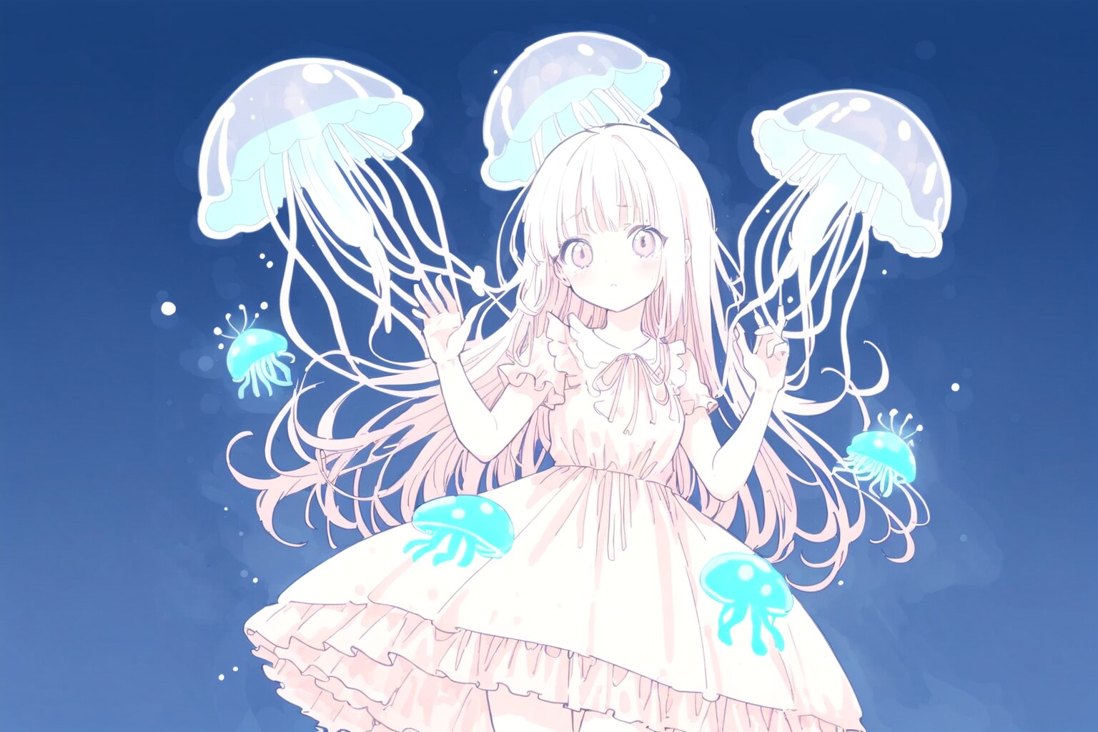 くらげ | の人気AIイラスト・グラビア