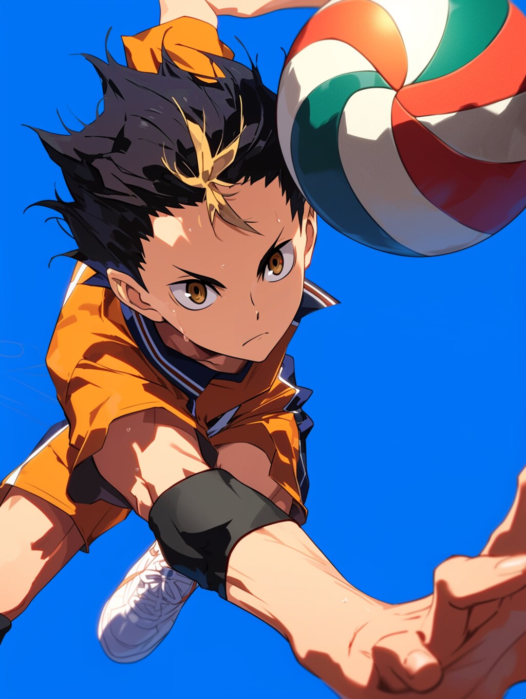 烏野のリベロ (5枚)